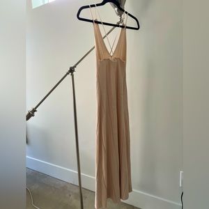 Lulus Knitted dress beige